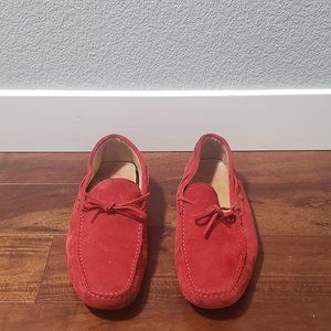 Tod's Gommino Driving Loafers in Red Men Size 12